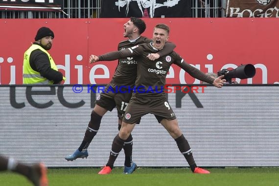 2. BL - 19/20 - SV Sandhausen vs. FC St. Pauli (© Kraichgausport / Loerz)