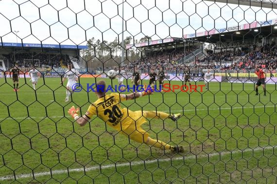 2. BL - 19/20 - SV Sandhausen vs. FC St. Pauli (© Kraichgausport / Loerz)