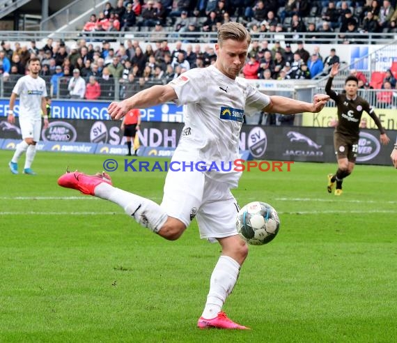 2. BL - 19/20 - SV Sandhausen vs. FC St. Pauli (© Kraichgausport / Loerz)