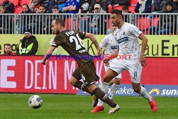 2. BL - 19/20 - SV Sandhausen vs. FC St. Pauli (© Kraichgausport / Loerz)