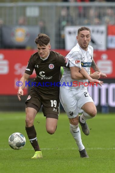 2. BL - 19/20 - SV Sandhausen vs. FC St. Pauli (© Kraichgausport / Loerz)