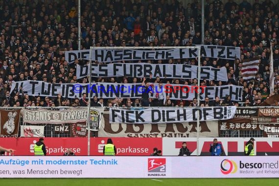 2. BL - 19/20 - SV Sandhausen vs. FC St. Pauli (© Kraichgausport / Loerz)