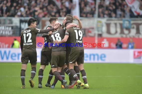 2. BL - 19/20 - SV Sandhausen vs. FC St. Pauli (© Kraichgausport / Loerz)