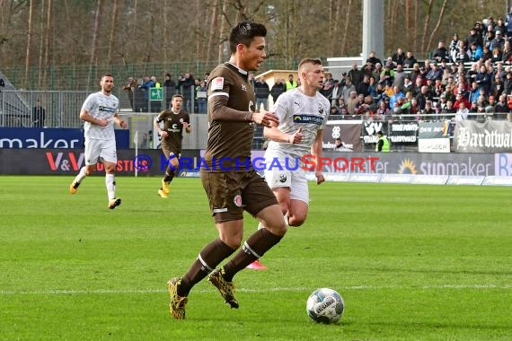 2. BL - 19/20 - SV Sandhausen vs. FC St. Pauli (© Kraichgausport / Loerz)