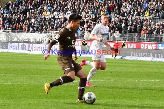 2. BL - 19/20 - SV Sandhausen vs. FC St. Pauli (© Kraichgausport / Loerz)