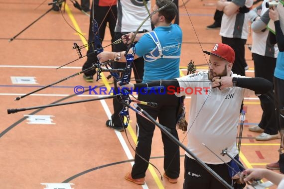 Bogen 2. Bundesliga Süd KKS Reihen in KA-Hohenwettersbach Lustgartenhalle  (© Siegfried Lörz)