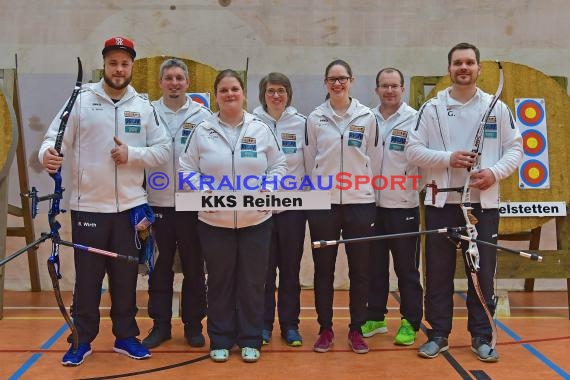 Bogen 2. Bundesliga Süd KKS Reihen in KA-Hohenwettersbach Lustgartenhalle  (© Siegfried Lörz)