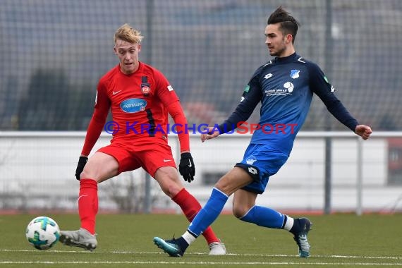 A-Junioren Bundesliga Süd/Südwest TSG Hoffenheim vs 1. FC Heidenheim 09.12.2017 (© Kraichgausport / Loerz)