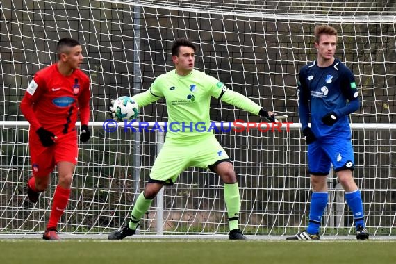 A-Junioren Bundesliga Süd/Südwest TSG Hoffenheim vs 1. FC Heidenheim 09.12.2017 (© Kraichgausport / Loerz)