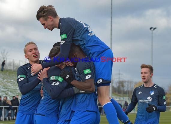 A-Junioren Bundesliga Süd/Südwest TSG Hoffenheim vs 1. FC Heidenheim 09.12.2017 (© Kraichgausport / Loerz)