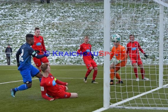 A-Junioren Bundesliga Süd/Südwest TSG Hoffenheim vs 1. FC Heidenheim 09.12.2017 (© Kraichgausport / Loerz)