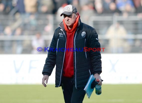 2. Bundesliga SV Sandhausen - FC St. Pauli im Hardtwaldstadion Sandhausen 07.02.2015 (© Kraichgausport / Loerz)