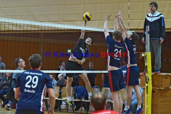 Volleyball Herren VB-Liga Sinsheim/Helmstadt vs TSG Rohrbach-2 (© Siegfried)