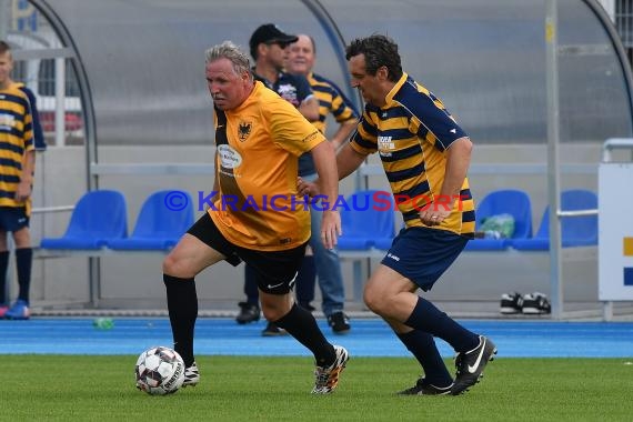 Einweihung Sportpark Sinsheim Fussballspiel Bürgermeister (© Siegfried Lörz)