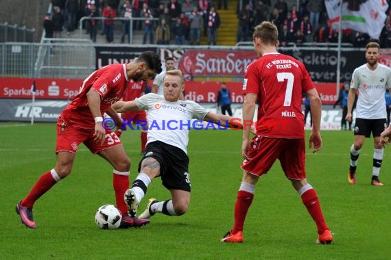 2. BL - 16/17 - SV Sandhausen vs. Wuerzburger Kickers (© Kraichgausport / Loerz)