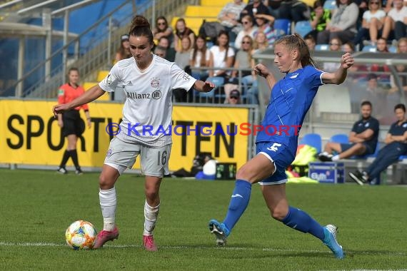 1.BL - Frauen - 19/20 - TSG 1899 Hoffenheim vs. FC Bayern Muenchen (© Kraichgausport / Loerz)