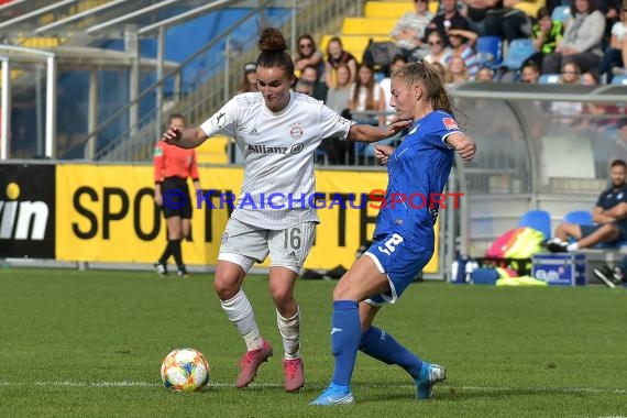 1.BL - Frauen - 19/20 - TSG 1899 Hoffenheim vs. FC Bayern Muenchen (© Kraichgausport / Loerz)