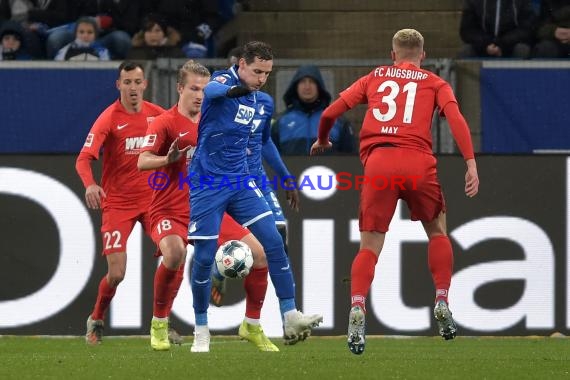 1.BL - 19/20 - TSG 1899 Hoffenheim vs. FC Augsburg (© Kraichgausport / Loerz)