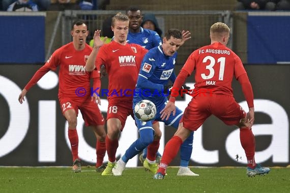 1.BL - 19/20 - TSG 1899 Hoffenheim vs. FC Augsburg (© Kraichgausport / Loerz)