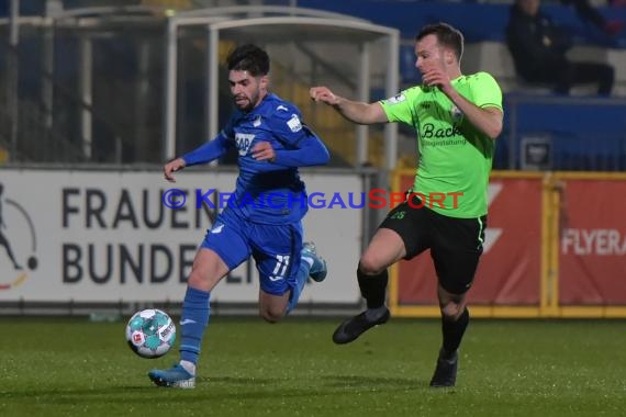 Regionalliga Suedwest - 2020/2021 - TSG 1899 Hoffenheim II vs. Eintracht Stadtallendorf (© Kraichgausport / Loerz)