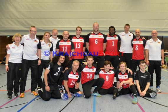 Sitzvolleyball Länderspiel Deutschland vs Kroatien  (© Siegfried Lörz)