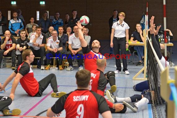 Sitzvolleyball Länderspiel Deutschland vs Kroatien  (© Siegfried Lörz)