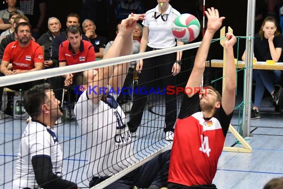 Sitzvolleyball Länderspiel Deutschland vs Kroatien  (© Siegfried Lörz)