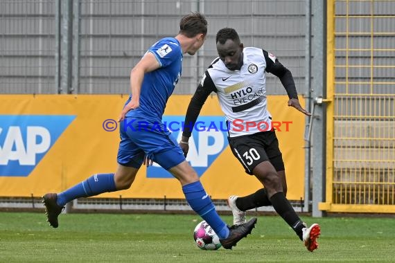 Regionalliga Suedwest - 2020/2021 - TSG 1899 Hoffenheim II vs. SV 07 Elversberg (© Kraichgausport / Loerz)