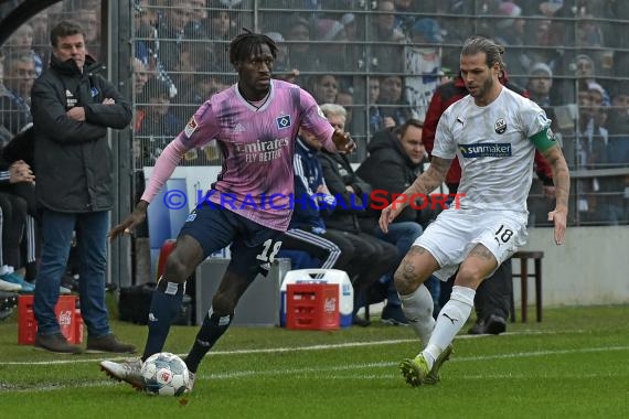 2. BL - 19/20 - SV Sandhausen vs. Hamburger SV (© Kraichgausport / Loerz)