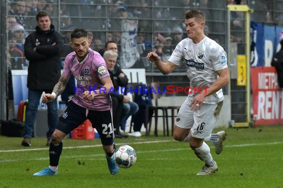 2. BL - 19/20 - SV Sandhausen vs. Hamburger SV (© Kraichgausport / Loerz)