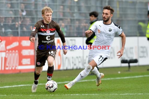 2. BL - 18/19 - SV Sandhausen vs. FC St. Pauli (© Fotostand / Loerz)