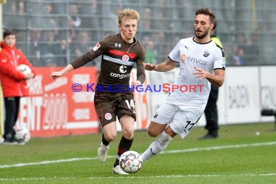 2. BL - 18/19 - SV Sandhausen vs. FC St. Pauli (© Fotostand / Loerz)