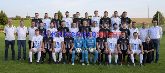 Mannschaftsfoto Saison 2019/20 Fussball Sinsheim - SG Rohrbach a-G (© Kraichgausport / Loerz)