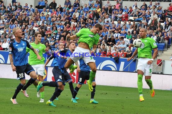 1. BL - 16/17 - TSG 1899 Hoffenheim vs. VfL Wolfsburg (© Kraichgausport / Loerz)