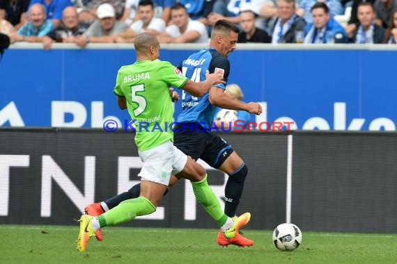 1. BL - 16/17 - TSG 1899 Hoffenheim vs. VfL Wolfsburg (© Kraichgausport / Loerz)