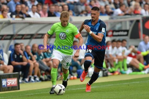 1. BL - 16/17 - TSG 1899 Hoffenheim vs. VfL Wolfsburg (© Kraichgausport / Loerz)