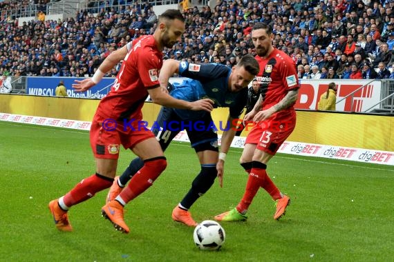 1.BL - 16/17 - TSG 1899 Hoffenheim vs. Bayer Leverkusen (© Kraichgausport / Loerz)