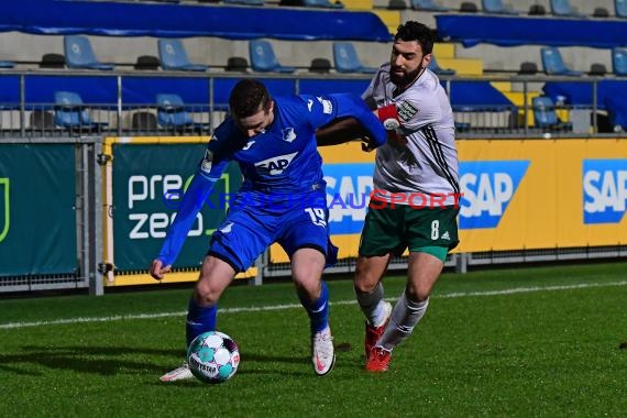 Regionalliga Suedwest - 2020/2021 - TSG 1899 Hoffenheim II vs. FC 08 Homburg (© Kraichgausport / Loerz)