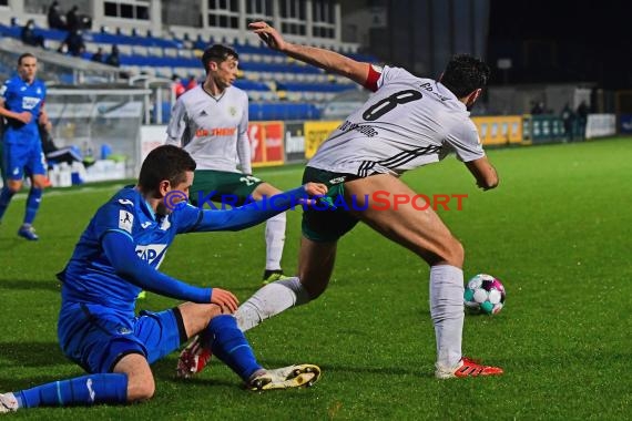 Regionalliga Suedwest - 2020/2021 - TSG 1899 Hoffenheim II vs. FC 08 Homburg (© Kraichgausport / Loerz)