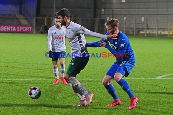 Regionalliga Suedwest - 2020/2021 - TSG 1899 Hoffenheim II vs. FC 08 Homburg (© Kraichgausport / Loerz)