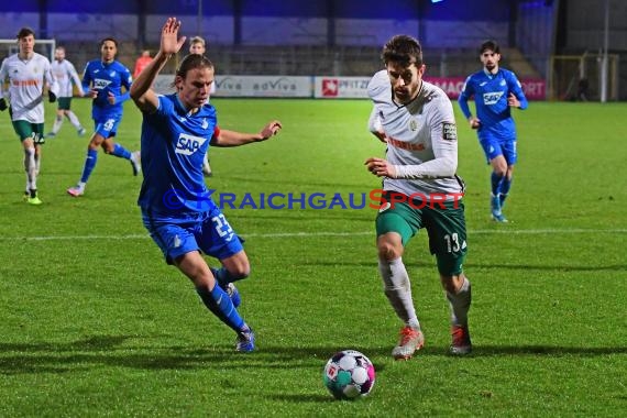 Regionalliga Suedwest - 2020/2021 - TSG 1899 Hoffenheim II vs. FC 08 Homburg (© Kraichgausport / Loerz)