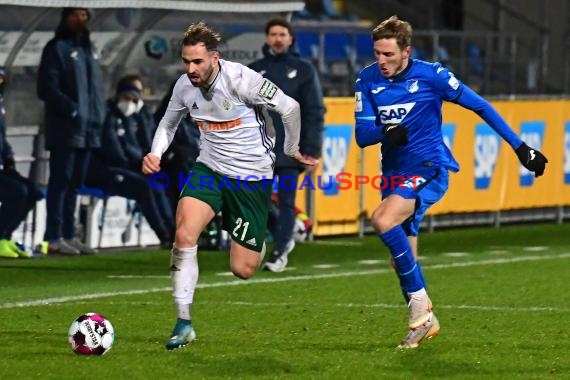 Regionalliga Suedwest - 2020/2021 - TSG 1899 Hoffenheim II vs. FC 08 Homburg (© Kraichgausport / Loerz)