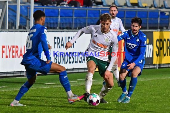 Regionalliga Suedwest - 2020/2021 - TSG 1899 Hoffenheim II vs. FC 08 Homburg (© Kraichgausport / Loerz)