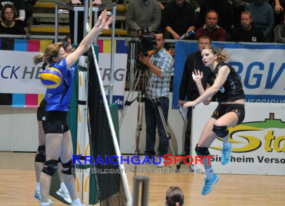 1.Volleyball Bundesliga Damen Saison 2011/12 envacom volleys sinsheim gegen Alemannia Aachen in dcer Messehalle in Sinsheim (© 31)