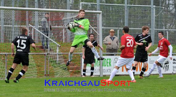 FC Weiler - Türkspor Eppingen 15.04.2012 Kreisklasse B1 (© Siegfried)