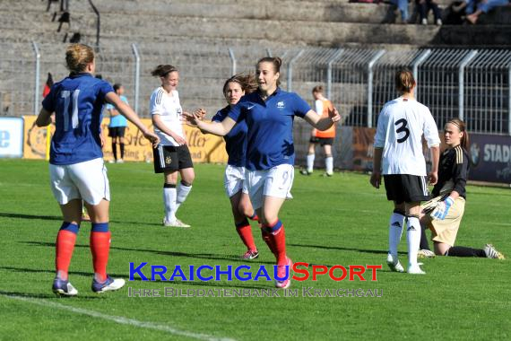 U16 Juniorinnen Länderspiel Deutschland Frankreich 01.05.2012 in Eppingen (© Siegfried)