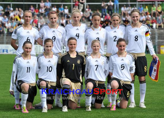 U16 Juniorinnen Länderspiel Deutschland Frankreich 01.05.2012 in Eppingen (© Siegfried)