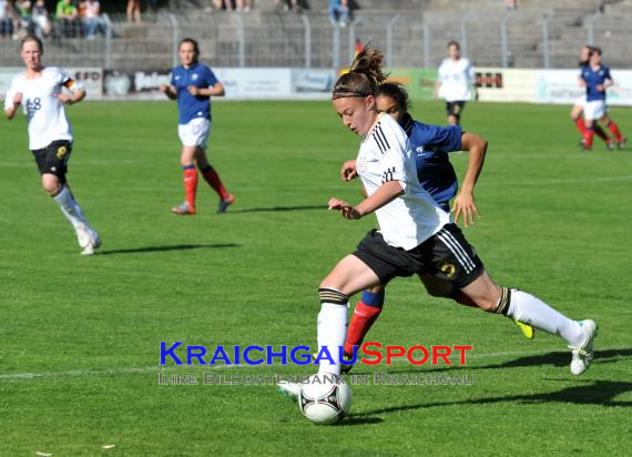 U16 Juniorinnen Länderspiel Deutschland Frankreich 01.05.2012 in Eppingen (© Siegfried)