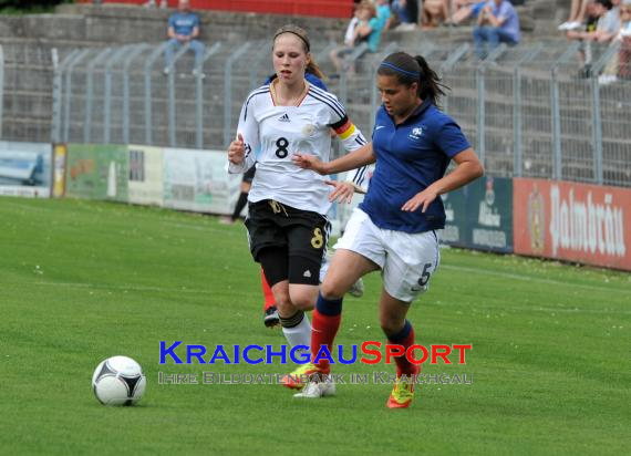 U16 Juniorinnen Länderspiel Deutschland Frankreich 01.05.2012 in Eppingen (© Siegfried)