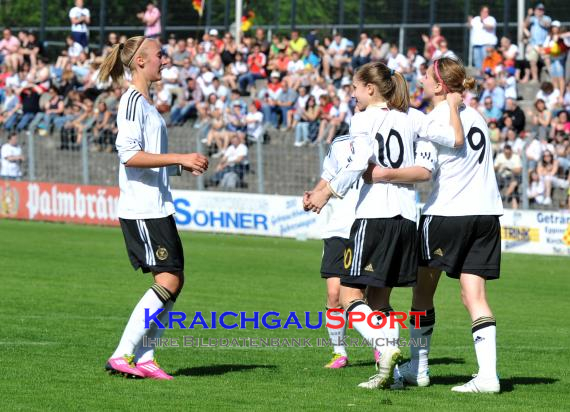 U16 Juniorinnen Länderspiel Deutschland Frankreich 01.05.2012 in Eppingen (© Siegfried)
